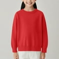 thumbnail image 3 of Ugoldhm Toddlers Knit Sweaters Pullover Round Neck Plain Shirts Fall Winter Clothing for 12M-7Y, 3 of 4