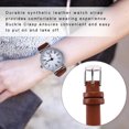 thumbnail image 3 of FAGINEY Montre Habillée Simple et Exquise pour Femmes, Montre Rétro en Cuir Mini, Montre de Mode, Montre à Cadran Rond, 3 of 5
