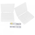 thumbnail image 2 of Bobinas vacías transparentes para máquina de coser, carretes con caja de plástico, suministros de costura para el hogar, 50 Uds., 2 of 12