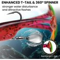 thumbnail image 3 of TRUSCEND Easy Catch Shadtale with BKK Branded Hook, Unique Vibrating Swim and Trembly Jigging Action for More Bites, Durable TPE Soft Fishing Lures for Bass Crappie Trout Walleye, Keep Separately, 3 of 10
