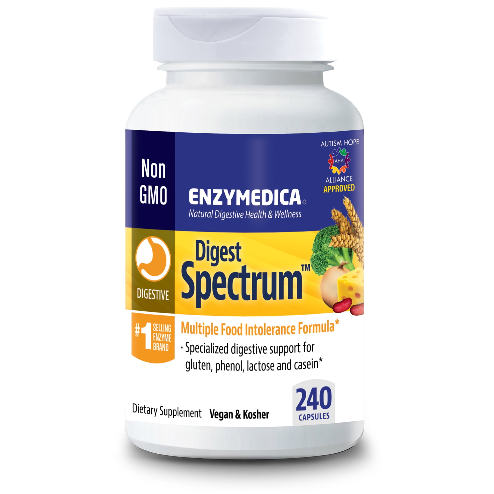 Enzymedica, Digest Spectrum, Dietary Supplement to Support Digestive