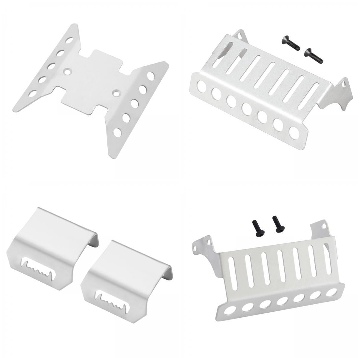 2 Pieces Metal Axle Protective Guard Plate for 1:10 RC Crawler Axial SCX10II 
