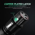 thumbnail image 4 of HAMPPLIES Professional Grade 3 Pin Xlr Connectors 6 Pack Male Female Type Easy Assembly High Performance Cost, 4 of 6