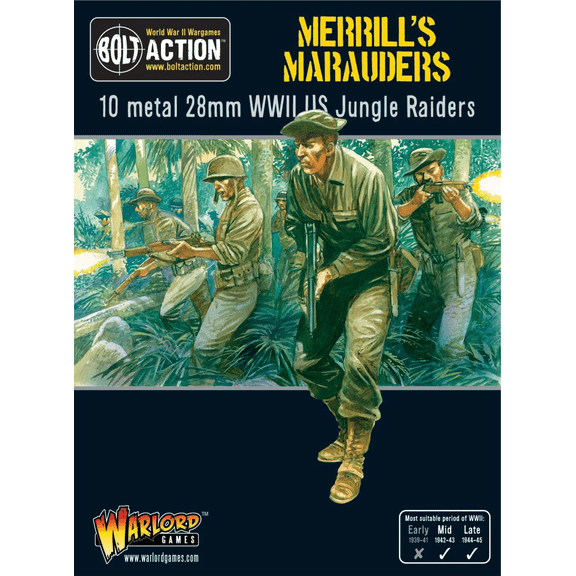 Bolt Action: US Jungle Raiders Merrill's Marauders
