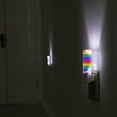 thumbnail image 7 of Fuzoiu Colorful Glitter Rainbow Print Dusk to Dawn LED Night Light with Light Sensor, Energy-Efficient Touch-Safe Night Lamp for Home, Office, and Kids' Rooms-US, 7 of 7