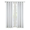 thumbnail image 3 of Habitat Harmony Light Filtering Curtain, Grommet Privacy Window Treatment Single Panel 52" x 63" in Silver, 3 of 5