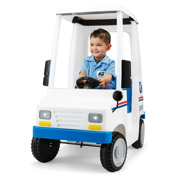 Kid Trax Kids USPS Mail Carrier 6 Volt Electric Ride on Toy, 1 Count, Ages 3-5 Years Old