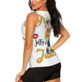 thumbnail image 3 of Lsque Sml Jeffy Printed Workout Tank Tops for Women, Athletic Sports Tank Tops, Compression Sleeveless Dry Fit Shirts,Sleeveless Yoga Shirt-XX-Large, 3 of 9