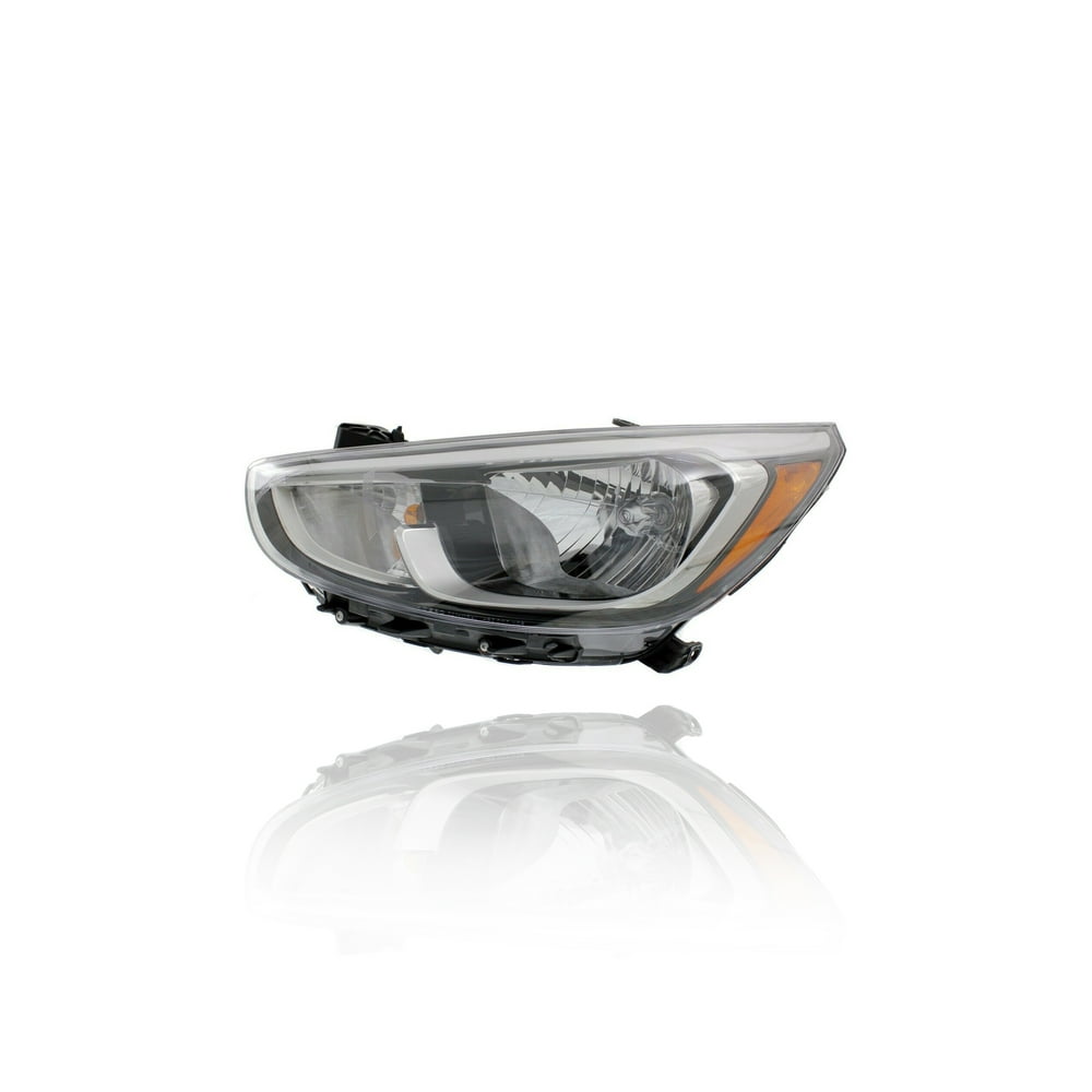 Headlight Assembly TYC Fit/For HY2502192 1517 Hyundai AccentSedan