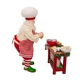 thumbnail image 2 of Kurt Adler 10.5-Inch Fabrich√© 2-Piece Baking Santa Set, 2 of 3