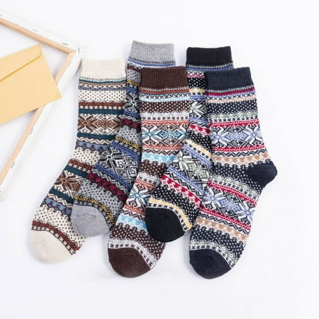 

Women Socks Winter Socks Winter 5 Thickened Of Women s Warmth Autumn Wave Pairs And Socks Christmas Gifts Socks for Women