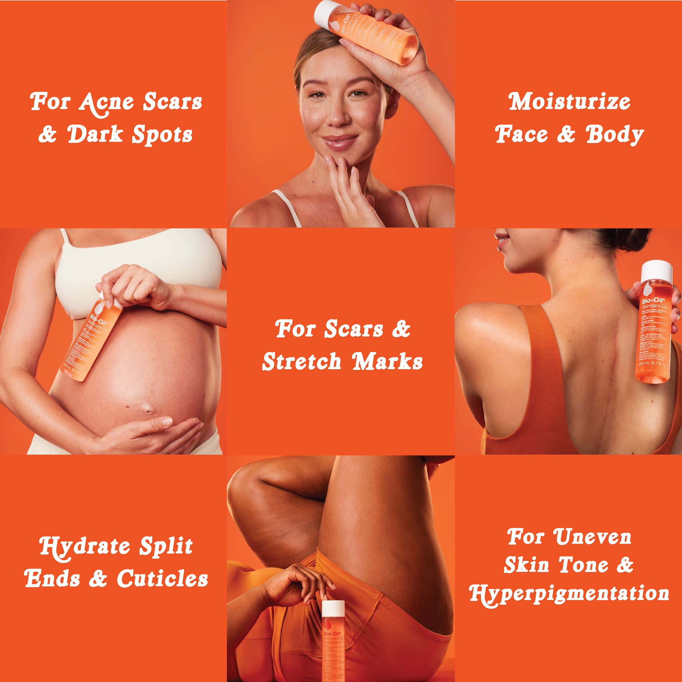 Bio-Oil Skincare Body Oil for Scars and Stretch Marks, Serum Hydrates Skin, 6.7 fl oz