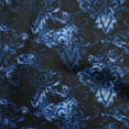 thumbnail image 1 of oneOone Cotton Poplin Twill Royal Blue Fabric Damask Dress Material Fabric Print Fabric By The Yard 56 Inch Wide, 1 of 4