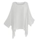 thumbnail image 2 of ICHUANYI Clearance Fashion Woman Short Sleeve T-Shirt Summer Solid Loose Blouse Tops(White, XL) ICHUANYI WER2023080902726, 2 of 4