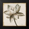 thumbnail image 2 of Pinto, Patricia 15x15 Black Modern Framed Museum Art Print Titled - Sepia Lotus I, 2 of 5