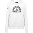thumbnail image 2 of Women's Levelwear White Los Angeles Dodgers Adorn Banner Arch Hoodie, 2 of 3