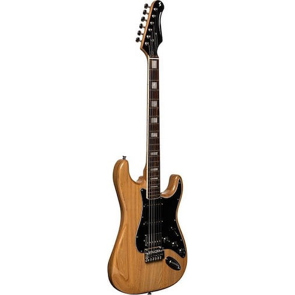 Stagg Vintage Serie-S 60 Solid Alder Body 21 Frets, Beige