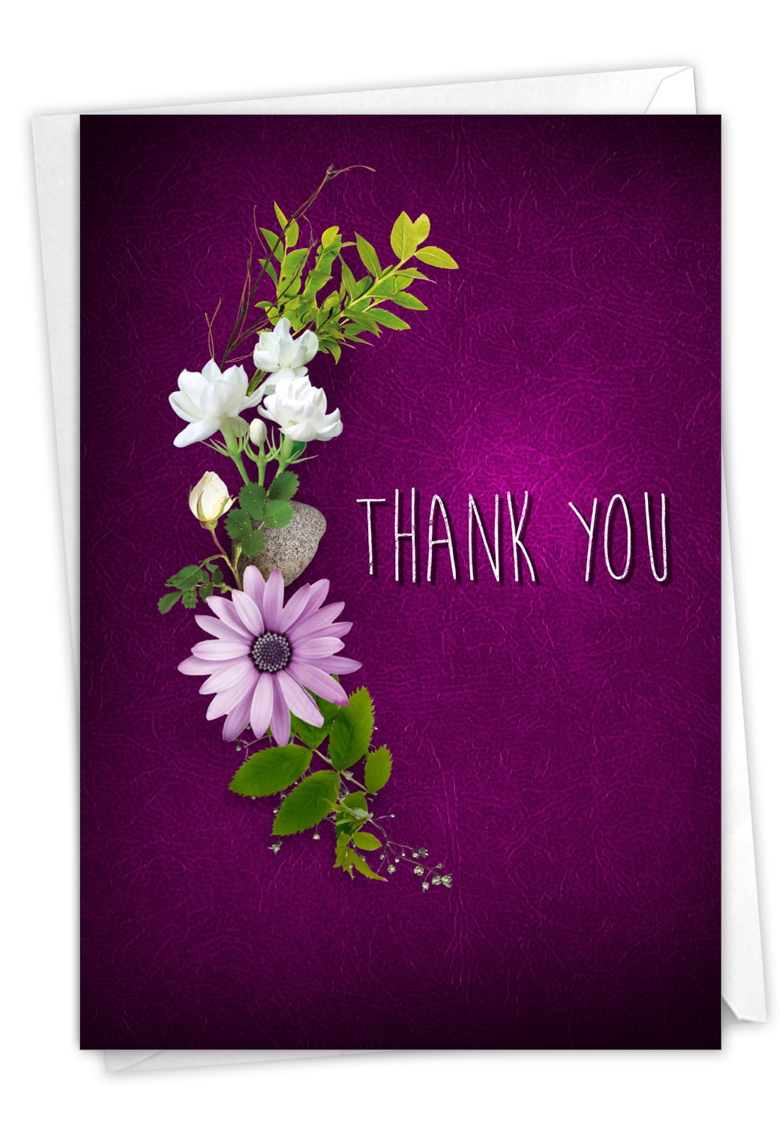 1 Thank You Card with Envelope - Many Thanks C6842GTYG