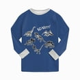 thumbnail image 7 of CAUYDY 2T-5T Baby Boys Picture Outfits Toddler Pajamas Fall Winter Long Sleeve Shirt Elastic Pants 2PCS Soft Set Child Sleepers Little Kid Clothes for Boy Sizes 2-3 Years,Blue, 7 of 7