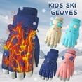 thumbnail image 4 of Fridja Winter Gloves for Kids Boys Girls Snow Windproof Mittens Outdoor Sports Skiing 6-12 Years Old, 4 of 5