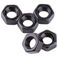 thumbnail image 1 of 100Pcs Din934 M2-M5 Hex Nuts Black Zinc Plated Carbon Steel For Machine Fastener(M3), 1 of 7