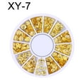 thumbnail image 2 of 3D Metallic Metal Rivet Heart Moon Star Nail Tips Decorations Manicure Tools, 2 of 10