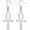 Ankh silver, variant on Egyptian Ankh Cross Pendant Earrings Stainless Steel Dangle Hoop Earrings Key of Life Amulet Classic Cross Jewelry for Women Men
