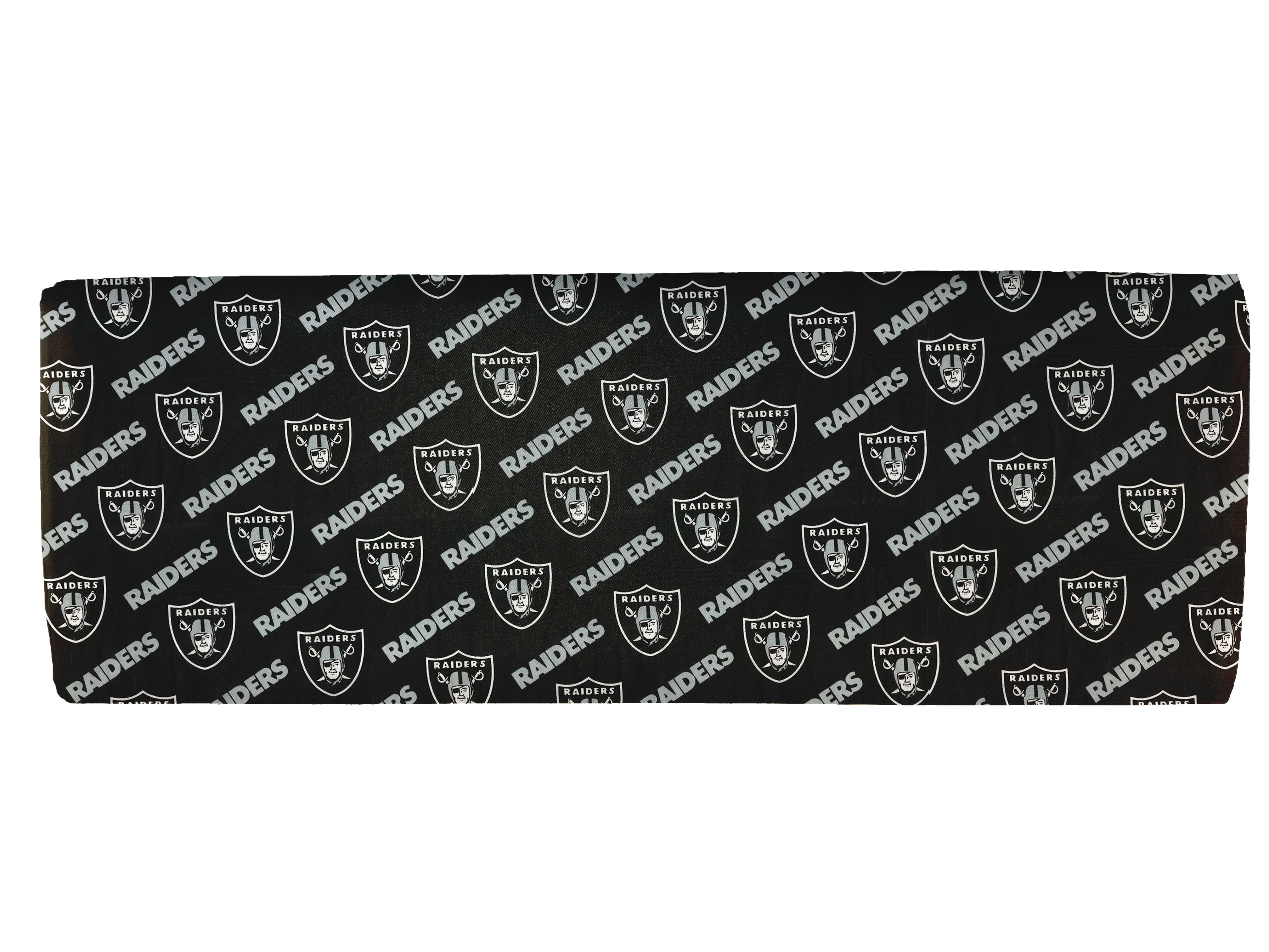 Las Vegas Raiders NFL Football Mini-Print Design in Black by Fabric  Traditions 58-60 inches wide 100% Cotton Fabric NFL-14498D