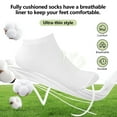 thumbnail image 6 of BlueFire Women's Socks Value Ankle Soft Moisture-Wicking Sock, 12-Pairs Women Size 8-12 Cotton White, 6 of 10