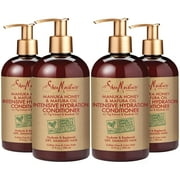 Sheamoisture Manuka Honey & Mafura Oil Conditioner With Fig Extract And Baobab Oil?- Hydrate + Replenish, Shea Moisture Curly Hair Products To Nourish And Soften Hair, 13 Oz Ea (Pack Of 4)