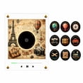 thumbnail image 4 of Christmas Fridge Magnet Music Player Set with 9 Vinyl Style Discs and USB C, Mini Vinyl Record Player-Inspired Magnetic Music Box with 9 NFC Discs and Phone-Free Playback., 4 of 6