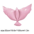 thumbnail image 2 of 40-Inch Peace Dove Foil Balloon, Giant Bird Shape for Wedding Funeral Memorial Release, Self-Sealing Helium Air Inflate, Reusable Ceremony Party Decoration, Write-On Surface, 1*Balloon, 1*Balloon, 2 of 2