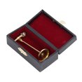 thumbnail image 2 of Lifelike Design Miniature Microphone Model With Beautifully Made Copper Material For Home Decoration, 2 of 8