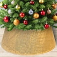 thumbnail image 5 of XMMSWDLA 23.62 Inch Christmas Tree Skirt - 3D Sequin Holiday Party Decor with Rhomboid Pattern, Festive Xmas Tree Bottom Cover for Indoor Decorations (2025 Collection), 5 of 6