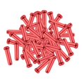 thumbnail image 4 of casquillos de extremo del alambre de las de la bicicleta de la aleación de aluminio 50pcs/Pack, uso: freno y rojo Zulema Puntas internas de cambio de freno de bicicleta, 4 of 7