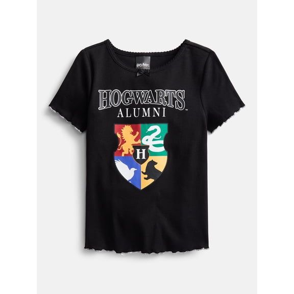 Harry Potter Girls and Big Girls Hogwarts Alumni Graphic Tee, Sizes 4-16