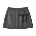 thumbnail image 5 of 2025 Women’s Bow-Tie Waist Bodycon Mini Skirt – Sweet & Sexy Stretchy Spandex Pencil Skirt, 5 of 8