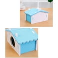 thumbnail image 2 of Hamster House Toy Plastic Fun Handmade Hamster Cage Hideout Small Animal House, 2 of 10