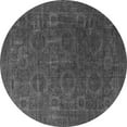 thumbnail image 1 of Ahgly Company Indoor Round Oriental Gray Modern Area Rugs, 5' Round, 1 of 4