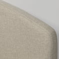 thumbnail image 4 of Home Fare Chaise Arrière à Coque avec Roulettes en Tissu Beige, 4 of 6