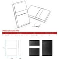 thumbnail image 3 of Professional PU Leather Card Holder with Magnetic Closure (Black), 3 of 5