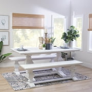 Linon Mcleavy Dining Table White