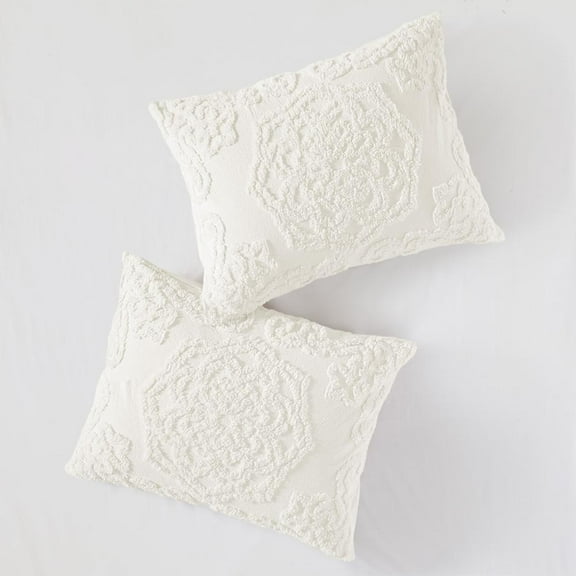Tufted Medallion Coverlet Set, Belen Kox
