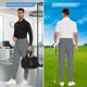 thumbnail image 5 of Pantalones deportivos de golf JWM Stretch para hombre, ajustados, con trabillas, 5 of 6
