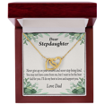 thumbnail image 5 of To My Stepdaughter Keep Your Dreams Alive From Dad Inseparable Necklace, 5 of 20