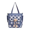 thumbnail image 4 of Bolso de hombro para mujer jinwen Gran Capacidad Azul, 4 of 8