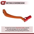 thumbnail image 4 of Folding Motorcycle Gear Shifter Lever for Kayo T6 Aluminum Alloy Pedal Shift Lever Arm Orange Lever Red head, 4 of 6