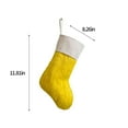 thumbnail image 3 of HongHeng 1Pc Plush Decorative Stocking, 11-inches Tall, Christmas Decorations, 3 of 8