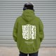 thumbnail image 4 of MHFRRA Sudaderas y Sudaderas para Hombre, Suéter Informal con Estampado, Sudadera con Capucha y Forro Cómodo para Uso Diario En Otoño E Invierno Verde, 4 of 5