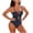 Gray, variant on Aboser Womens One Piece Swimsuit Cutout Full Coverage Bathing Suit Backless Tummy Control Monokini Swimsuits with Removable Bra Pads